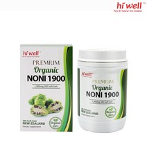 뉴질랜드 하이웰 유기농 오가닉 노니 고함량 1900 6개월분 organic noni, 1개