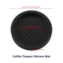 도징링 49mm51mm53mm57mm575mm58mm5835mm585mm 나무 손잡이 커피 탬퍼 에스프레소 파우더 해머 스테인레스 스틸 바리 스타 도구, Tamper Mat+57mm