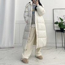 (세일) 후드 오버핏 웰론 롱패딩 SFW-8820