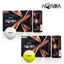 [혼마]2022년 HONMA NEW TW X 골프볼(3PCS)[12구][정품][화이트], 22) TW-X 골프볼(화이트), 1개, 3개