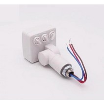 미니 인체 적외선 스마트 센서 초박형 바디 알람 스위치 LED 플러드 라이트 PIR 모션, [03] white 10mm