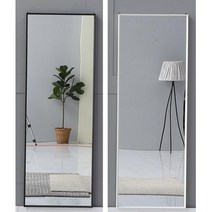 호텔 모텔 와이드 넓은 벽걸이 사각 전신 거울 쇼핑몰, 화이트
