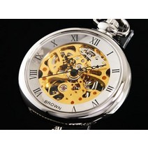 일본배송 브라운 BROWN회중 시계 손으로 만 925J-SV-GD[병행 수입품]회중 시계 손목 시계 쇼핑몰