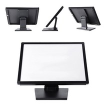 커피숍 레스토랑 초박형 LED 메뉴판 사이니지 광고판 디스플레이 보드, 50cmx40cm, 접이식 좌식 베이스