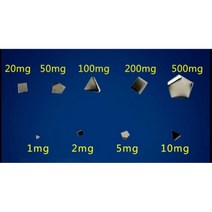 분동 실험 전자 저울 저울추 등급 스테인리스 스틸 밀리그램 교정 세트 전기 밸런스 테스트, 1pcs 500mg