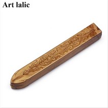 문자각인 금형씰링 왁스 스틱 레트로 인감 스탬프 편지 청첩장 90x10x10mm 빈티지 코드 심지, 16 anti gold