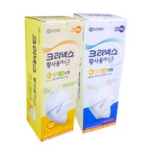 유한킴벌리 크리넥스 황사용 마스크 플러스 국내생산 KF80 20매 소형 / 대형 코스트코