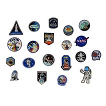 soya 열접착 봉제식 케릭터 자수 스티크 와펜세트모음, 1.우주20종