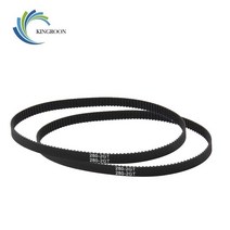 GT2 폐쇄 루프 타이밍 벨트 고무 2GT 6mm 3D 프린터 부품 110 112 122 158 200 280 300 400 610 852 mm 동기식 벨트 부품, 188mm