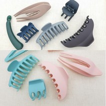 국산 무광 올림머리 헤어 집게핀 머리핀 머리삔 집게