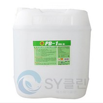 PB-1 피비원18.75L 다목적세척제 세정제 세척제 청소세제 건물 타일 대리석 스텐 얼룩 물때 찌든때 기름때 오염제거제 전문청소약품, 1개, 18.75L