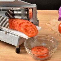 슬라이서 야채 토마토썰기 샌드위치 햄버거 카프레제 상업용 수동 조작 쉬운, 토마토 슬라이서 4.5MM 이빨 칼