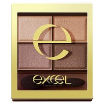 일본 직송 엑셀 가을톤 아이섀도우 4색 팔레트 스키니 리치 헤이즐 브라운