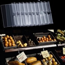 아크릴 가격표 쇼케이스 냉장고 업소용 네임택 마트 가격표시대, 60