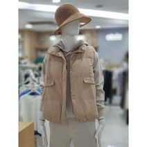 ab.f.z 클로징 똑딱이 덕 다운 패딩 조끼 afgw4d31j