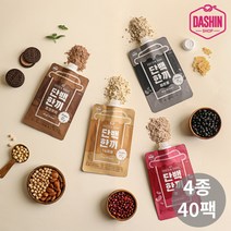 [다신샵] 프로틴쉐이크 단백한끼 4종 40팩 / 고단백 식사대용, 4종 혼합 40팩 (맛별 10팩씩)