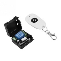 dc 12v 단일 채널 릴레이 모듈 rf 무선 스위치 수신기 + 원격 제어 송신기 diy 키트 제어 remoto, 하얀