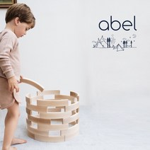 ABEL 아벨블럭 24피스 원목장난감 교구