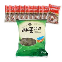 벅스웨이 야콘냉면 2kg+시원냉면전문점육수 10개, 1set