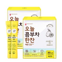 자연밭담 오늘 콤부차 한잔 레몬 5g x 30스틱 x 2개