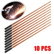 용접봉 용접 고무스트립 플라스틱 PP PE PVC ABS PPR 10pcs 공기 탄소 아크 가우징 막대 구리 원형 흑연 전극 막대 dc 가스 가우징 건 액세서리 용 4-12mm, 12mmx355mm