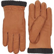 겨울방한스키보드 헤스트라 사슴 가죽 프리마로프트 리브 작업 장갑, 코르크