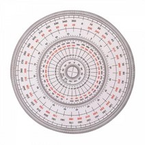 아톰 전원분도기(18cm 정원), 단품
