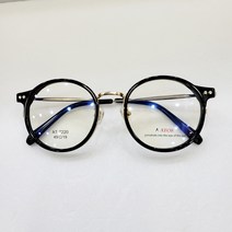 동그리안경 아토르 7220 49/19 143 c01 골드블랙 솔텍스 안경테