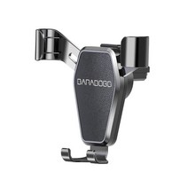 차량용 휴대폰 송풍구 중력 거치대, 차량용 휴대폰 송풍구 중력 거치대 - 실버