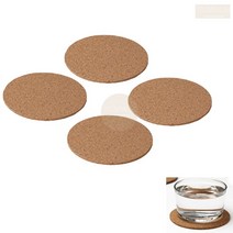 이케아 코르크 컵 받침 대 4개입 티 코스터 코스타 홀더 사무실 책상