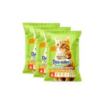 데오토일렛 고양이 모래 4L x 3개