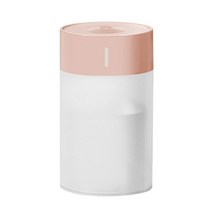 생수통가습기 타워형 굴뚝 필터없는 미니 페트병 가습기 260ML 휴대용 지능형 가습기 USB 향수 오일 아로마, 02 Pink