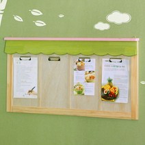 동화속나무 원목 클립형 4칸 게시판, JMEMALL 01.클립형4칸(내추럴)_01.게시판, JMEMALL 본상품선택