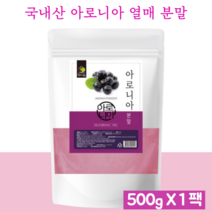 아로니아가루 차 국산 킹스베리 초크베리 아로니아열매 생과 분말 500g, 1개