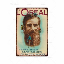 바버샵 네일샵 이발소 뷰티 살롱용 바버 폴 빈티지 이발사 사인 금속 플레이트 헤어컷 광고 플라크 벽, 07 7_01 20x30cm