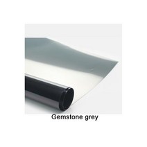 50cm x 1m 방수 창문 필름 편도 미러 실버 절연 스티커 UV 거부 개인 정보 보호 창 색조, gemstone grey