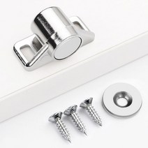 옷장자석 초강력 자석빠찌링 도어 캐치 자석문 빠지링 전용 나사 포함, 건메탈