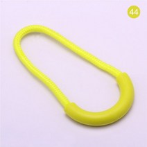 PVC 지퍼 풀 코드 믹스 컬러 헤드 풀러 엔드 핏 로프 태그 픽서 의류 가방 액세서리 5 개/묶음, Color 4