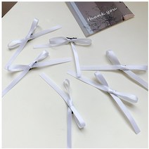 리빙온어스 발레코어 미니 리본 장식 머리핀 6p