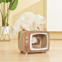 묘랑묘랑 TV 고양이 스크래쳐 숨숨집