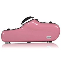 알토 색소폰 하드 케이스 휴대용 보관 상자 악기 가방, 핑크색