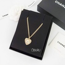 샤넬(명품잡화) 명품샤넬 22B 크리스탈 하트 목걸이 골드 AB9387 1149833 674190311