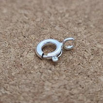 딸럽 925실버 SR 원형 마감장식 팔찌재료은장식 비즈재료 DIY 악세사리 부자재 은팔찌 만들기 은목걸이 은92 팔찌 목걸이 마감 장식, 5.5mm