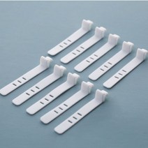 인더레벨 실리콘 케이블 타이 10개 선정리 재사용