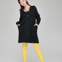 제인코트 [NC 강서점 직접출고] 무지 오버핏 롱 후드집업 UNA3804