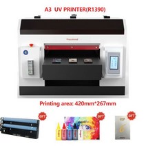 업소용진공포장기 정육진공포장기 생선진공포장 UV 프린터 A3 R1390 Procolored 다기능 평판 인쇄기 A4 휴대폰 병 목재 유리 양초, A3 with 250ml ink+KR