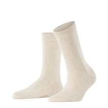 FALKE 여성용 Family W So 블루 (네이비 블루 6499), 3.5-6, Beige (Sand Melange 4659)