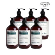 히말라야 허브 나드 티트리로즈마리향 바디워시 900ml x3개+바디로션 900ml x3개
