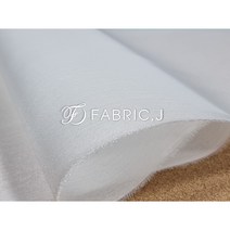 패브릭제이 대폭 카치온 트윌 무지 한복 노방 오간자 원단 FJ-319, 백아이보리