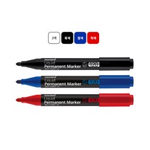 모나미 생잉크 유성매직 120 유성매직120 둥근닙 둥근촉, 흑색